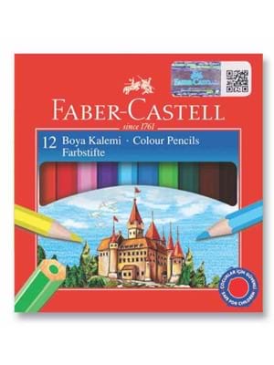 Faber Castell Kuruboya Kalemi 12 Renk 1/2 Boy