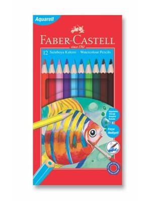 Faber Castell Aquarel Boya Kalemi 12 Renk 110622