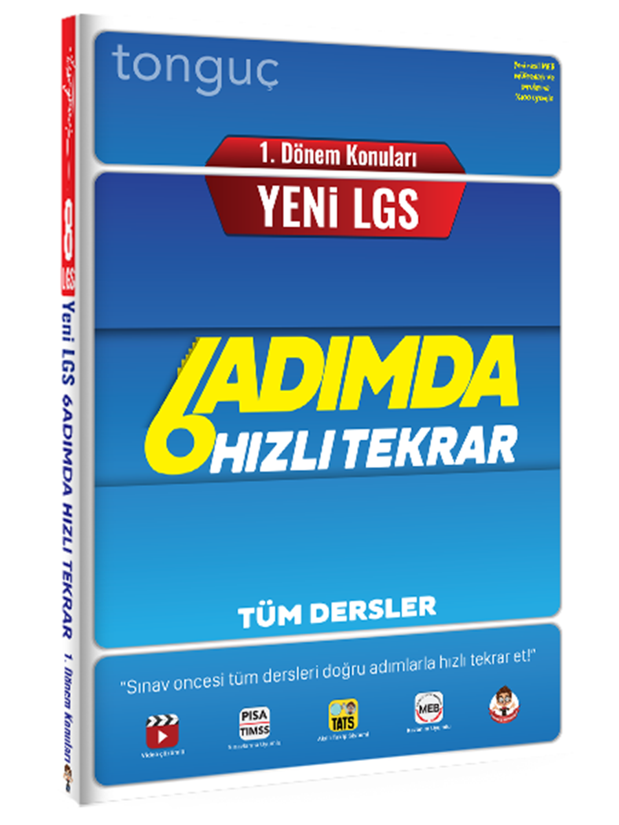 Tonguç Yayınları Yeni Lgs 1.dönem Konuları 6 Adımda Hızlı Tekrar Tüm