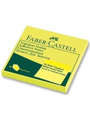 Faber Castell 75*75 Mm Yapışkanlı Not Kağıdı Fosforlu Sarı 5089565434
