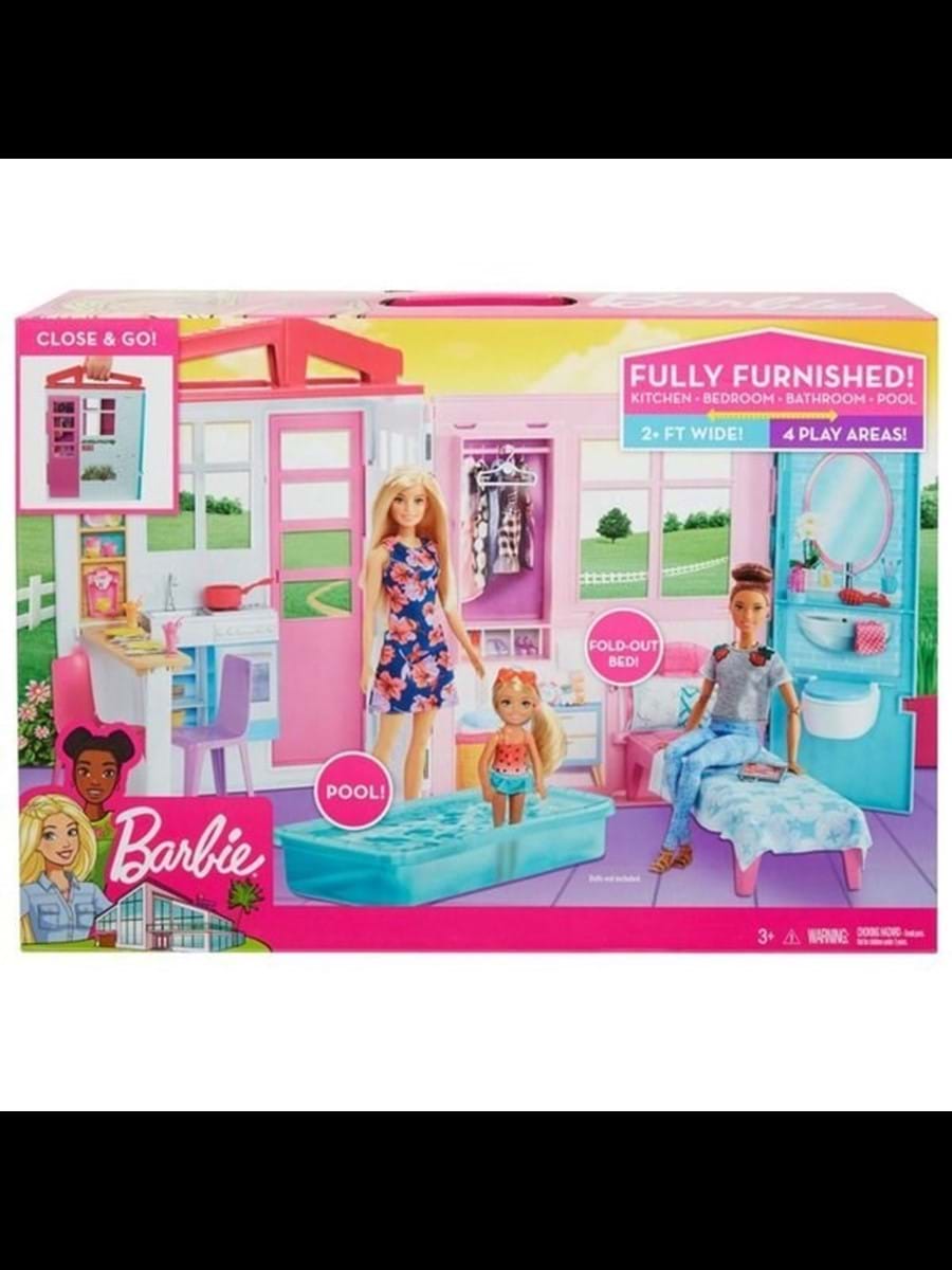Mattel Barbie Chelsea Nin Iki Katli Evi Mtl Dwj50