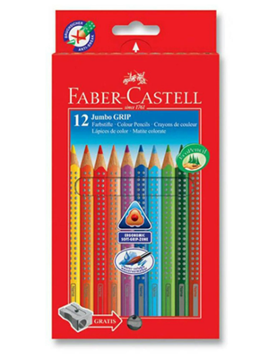 Faber Castell Jumbo Üçgen Boya Kalemi 12 Li